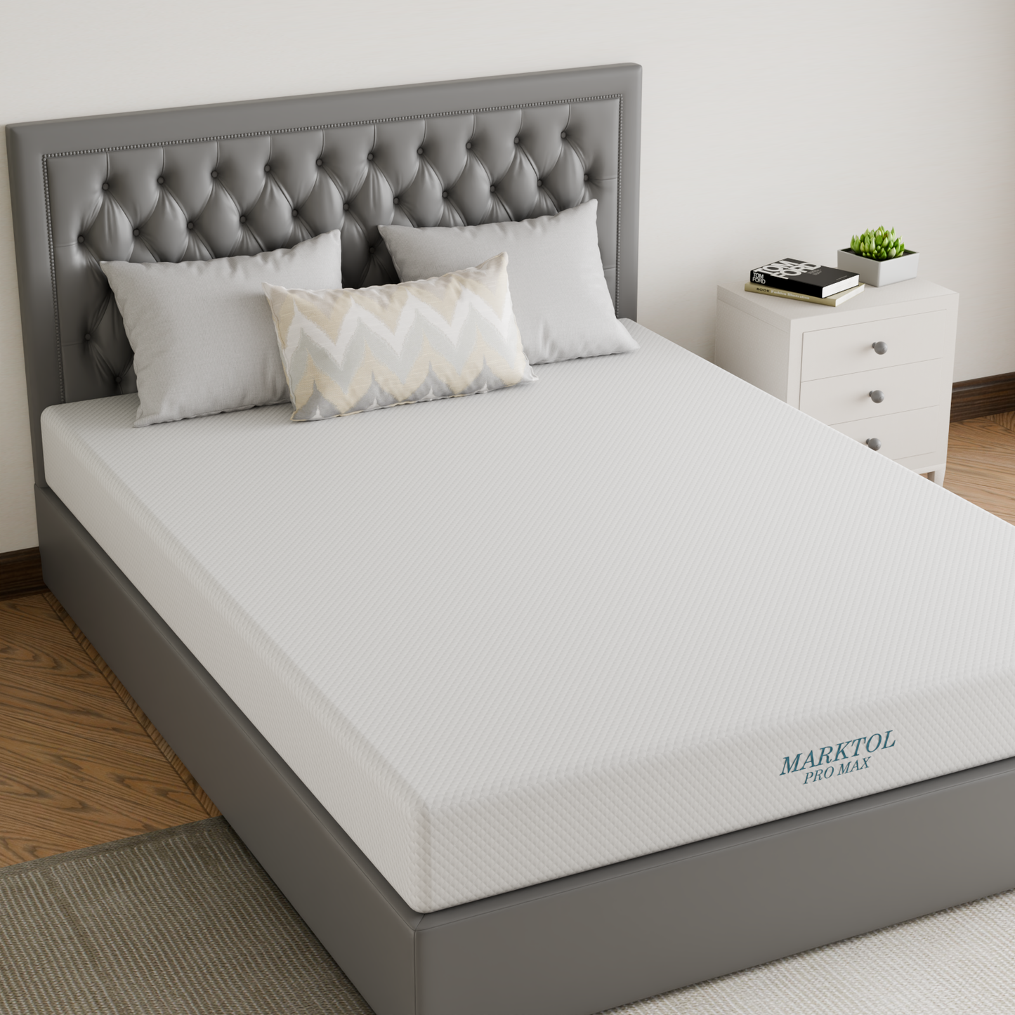 MarktolHome Queen Mattress – Premium Cooling Gel Memory Foam, Eco-Friendly & 10-Year Warranty