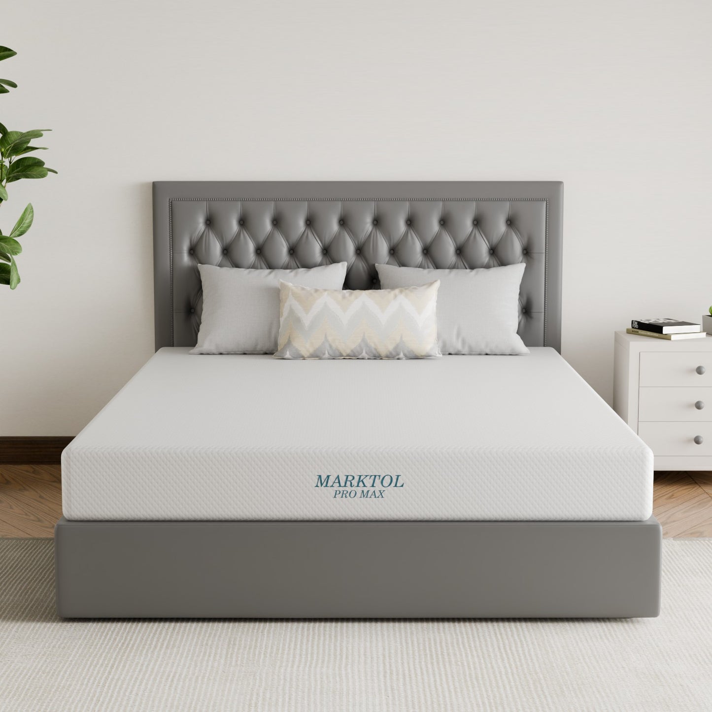 MarktolHome Queen Mattress – Premium Cooling Gel Memory Foam, Eco-Friendly & 10-Year Warranty